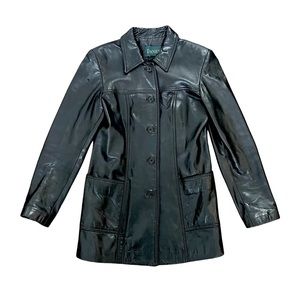 Vintage Leather Blazer